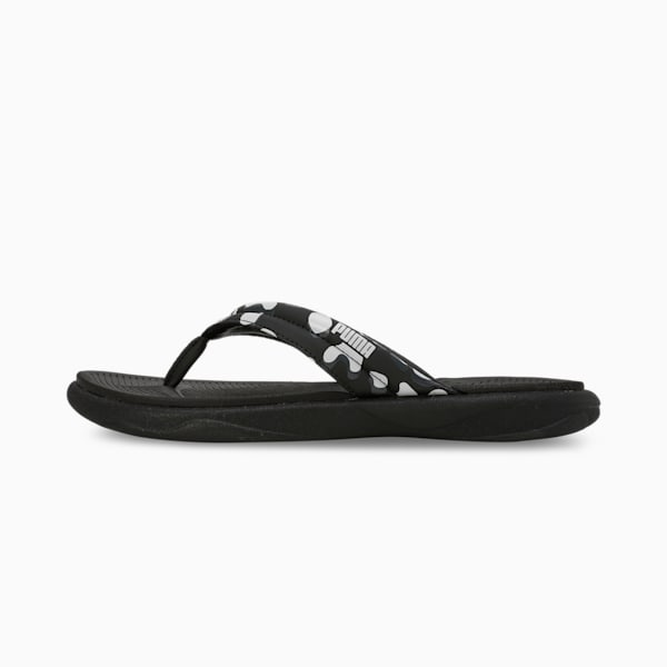 Royalcat Softride Cara Women's Flip-Flops, PUMA Black-Strong Gray-Cool Light Gray, extralarge-IND